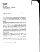 Lead Concentrations in Ruffed Grouse Collected from Southwestern Virginia