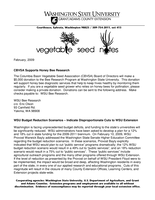 Vegetable Seed Notes, February 2009