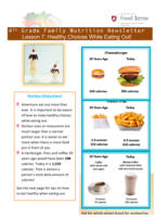 Family Nutrition: Lesson 7, Healthy Choices While Eating Out