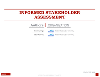 Informed Stakeholder Assessment