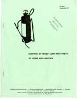 Control of insect and mite pests of home and garden