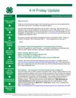 4-H Friday Update, March 2, 2012