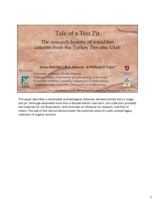 Tale of a Test Pit: The research history of a midden column from the Turkey Pen site, Utah