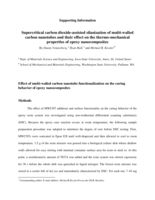 Supercritical carbon dioxide-assisted silanization of multi-walled carbon nanotubes and their effect on the thermo-mechanical properties of epoxy nanocomposites