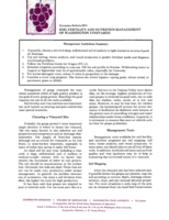 Soil fertility and nutrition management of Washington vineyards