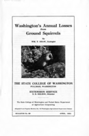 Washington's annual losses from ground squirrels