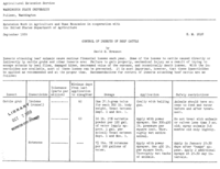 Control of insects of beef cattle