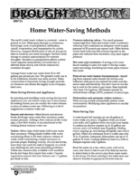 Home water-saving methods