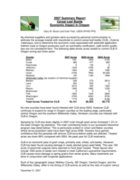 2007 Summary report cereal leaf beetle economic impact in Oregon
