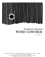Nonselective chemical weed control