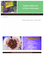 Rubber mulch use in home landscapes