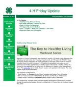 4-H Friday Update, November 14, 2014