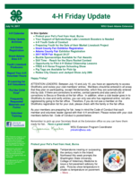 4-H Friday Update, July 14, 2017