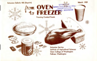 From oven to freezer: Freezing cooked foods