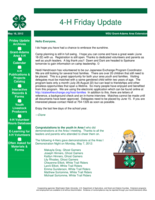 4-H Friday Update, May 18, 2012