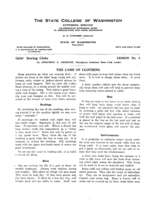 The care of clothing