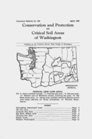 Conservation and protection on critical soil areas of Washington