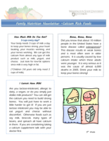 Family Nutrition: Calcium-Rich Foods