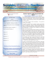 Sustaining the Pacific Northwest, May 2009