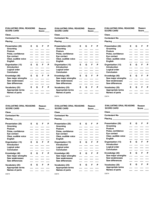 4-H Oral Reason Score Card