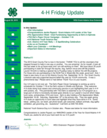 4-H Friday Update, August 28, 2015