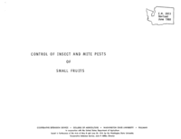 Control of insect and mite pests of small fruits