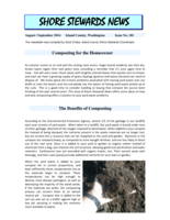 Shore Stewards News, Island County, WA, Issue 101