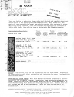 Soil guide sheet: Klicker