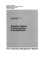 Economic aspects of crop insurance in the Northwest
