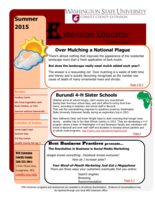 Extension Educator, Summer 2015