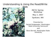 Understanding the Read/Write Web