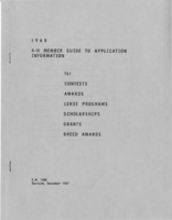 4-H Member guide to application information