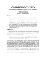 Looking Beyond the Pages: Representations of Culture in Storybook Choice in Second Grade