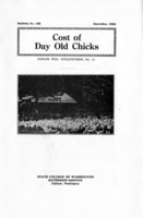 Cost of day old chicks