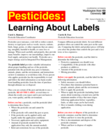 Pesticides: Learning About Labels