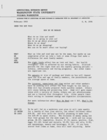 When you buy food: how do we manage