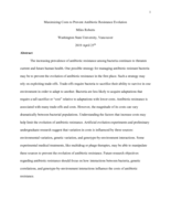 Maximizing Costs to Prevent Antibiotic Resistance Evolution