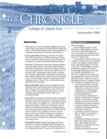 The Chronicle, September 2001