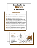 Crop Profile for Barley in Washington