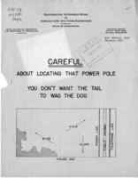 Careful about locating that power pole