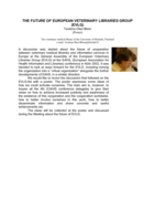 The future of European Veterinary Libraries Group (EVLG)