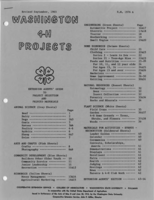 Washington 4-H projects: extension agents' guide to project selection and printed materials