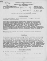 How to repair and care for wood finishes