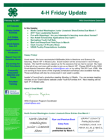 4-H Friday Update, February 10, 2017