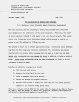 The calibration of orchard weed sprayers