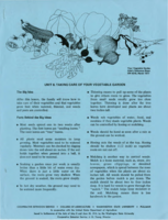 Unit 6. Taking care of your vegetable garden