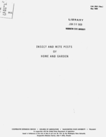 Control of insect and mite pests of home and garden