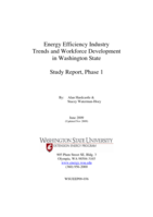 Energy efficiency industry trends and workforce development in Washington State: Study report, phase 1