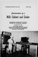 Construction of a milk cabinet and cooler