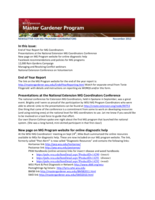 Master Gardener Program Newsletter, November 2012
